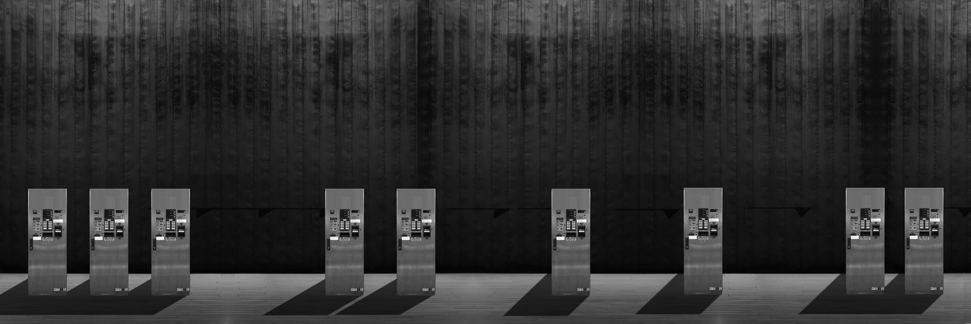 12.Modern times 2. VENDING MACHINES. 30 inch × 10 inch.   Digital C - print. 2007