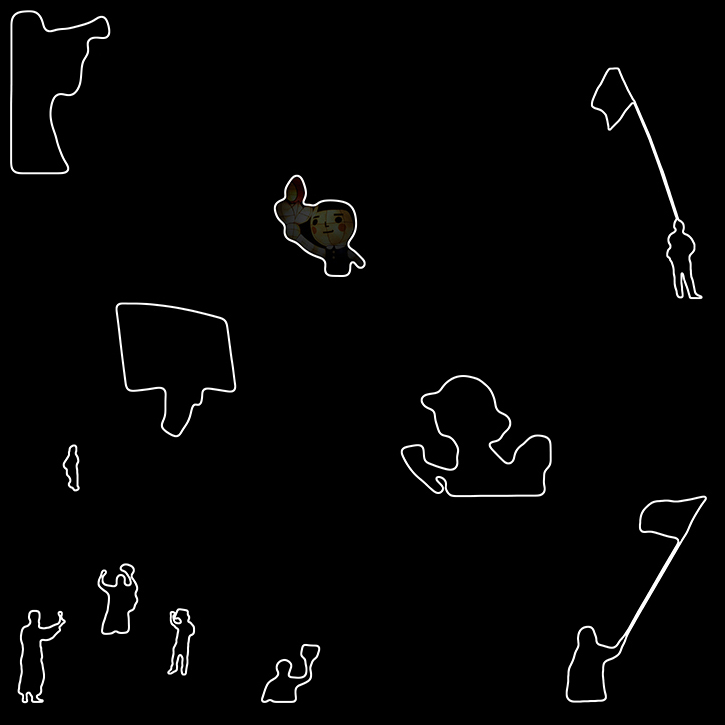 27 거리의 정치는 계속된다, 100×100cm, c-print, 2008