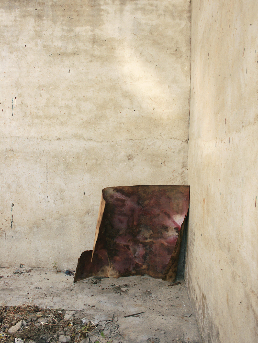 A scene of traces, 74X54cm, 장지에 채색, Digital pigment print, 2009