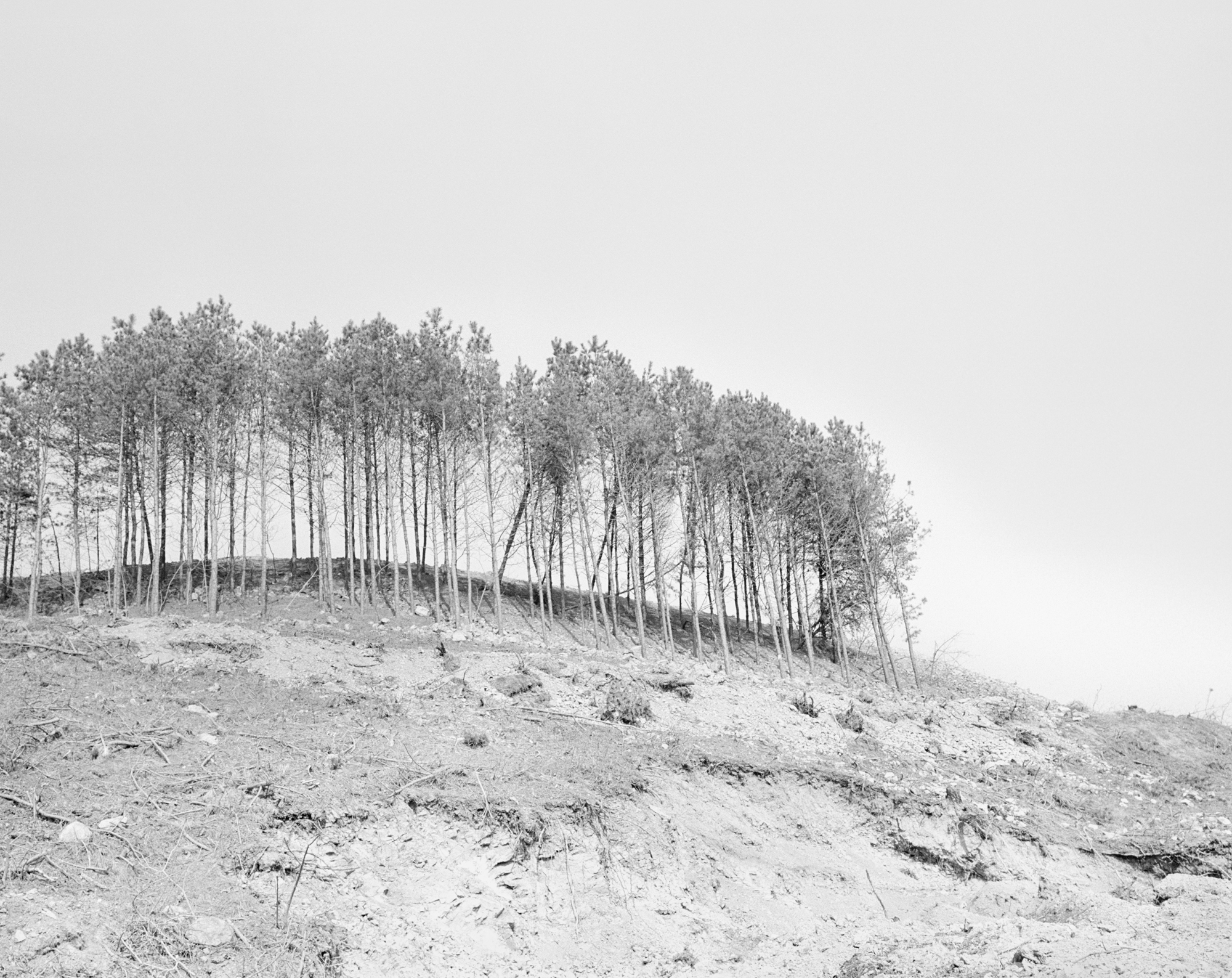 09 용담댐 시리즈-풍경, Gelatin Silver Print, 24×20inch, 1999-2000