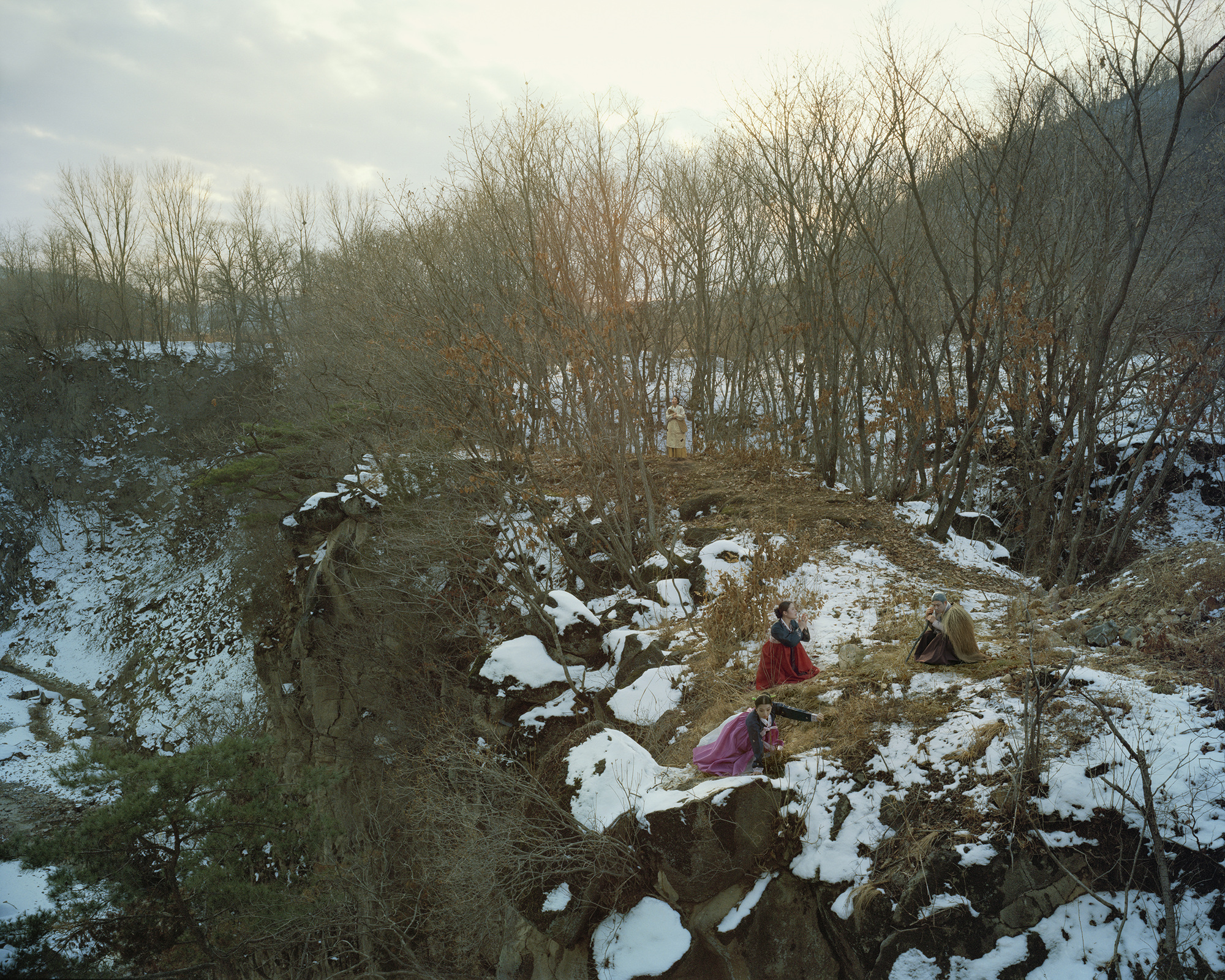 ⓒHyoung-Tae Lim, feel,, Halmi(pasque) flower story 180cm X 225cm 2013