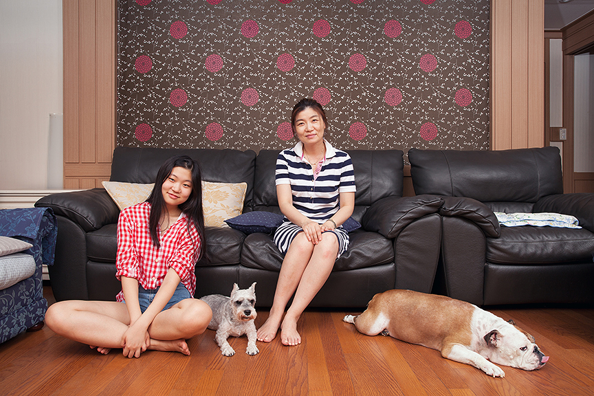 보경과 영서와 치코와 순아, 서울, 금호동, 2015