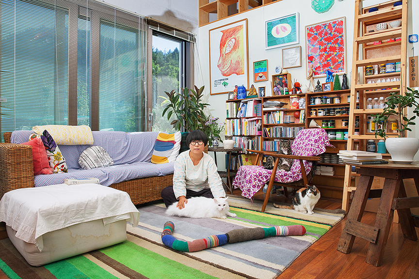 석미와 씽싱과 후추와 시로, 경기도, 양평, 2015