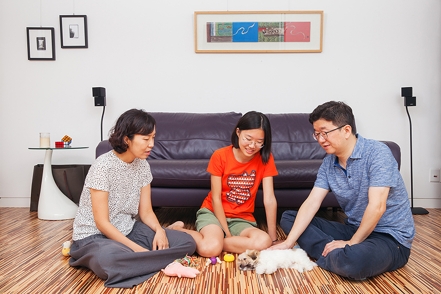 수진 가족과 도라, 서울, 서초동, 2015