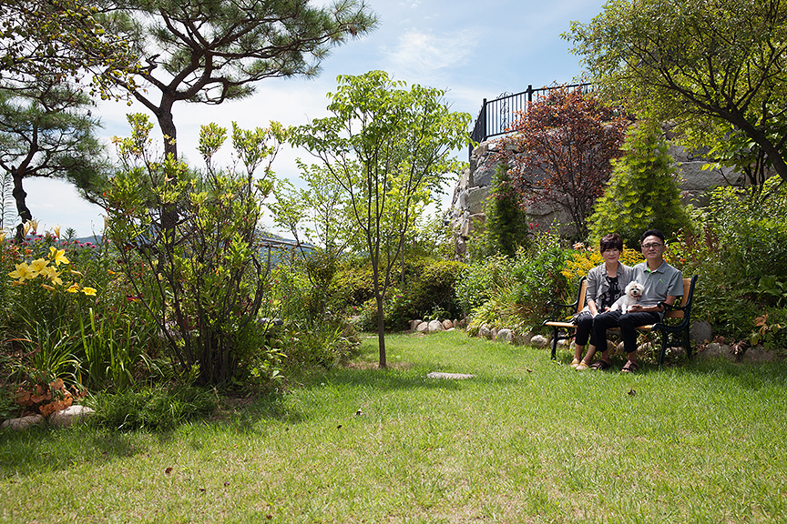 숙희와 진서 부부와 진돌이, 경기도 양평, 2015