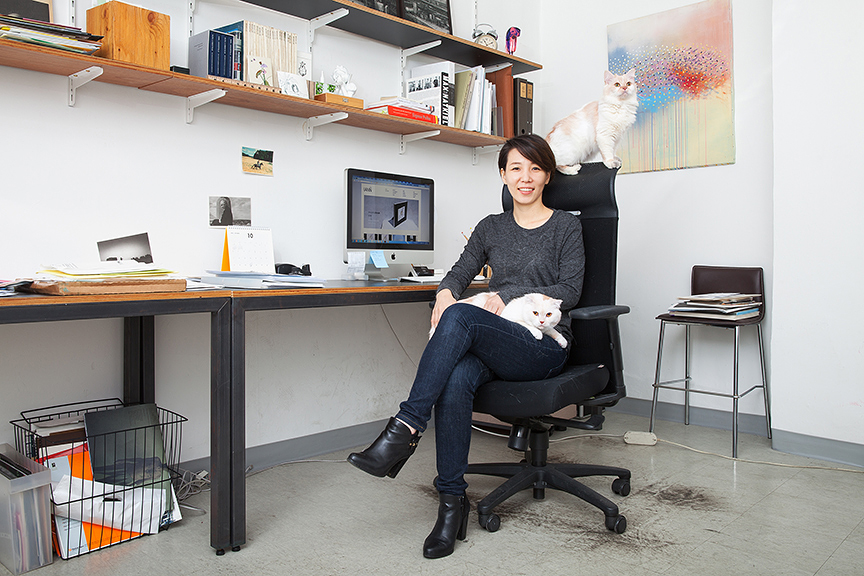 정은과 이안과 단테, 통의동, 2015