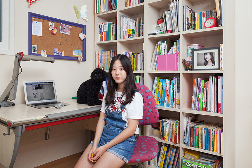 지우와 하루, 서울, 압구정동, 2015