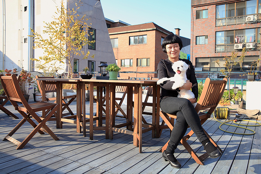 혜원과 틴틴, 서울, 합정동, 2014