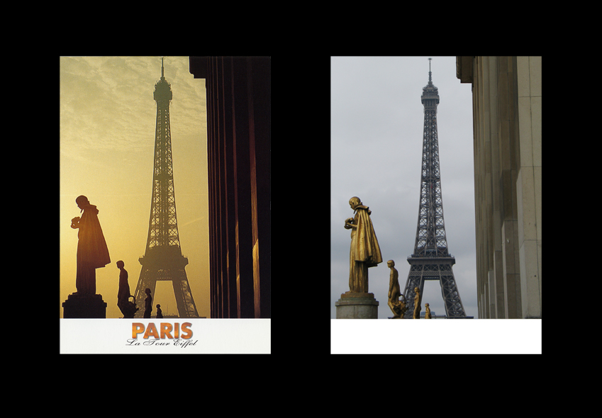 098. La Tour Eiffel I, 2006, Digital c-print, Diptych(14.83x10.47cm each)