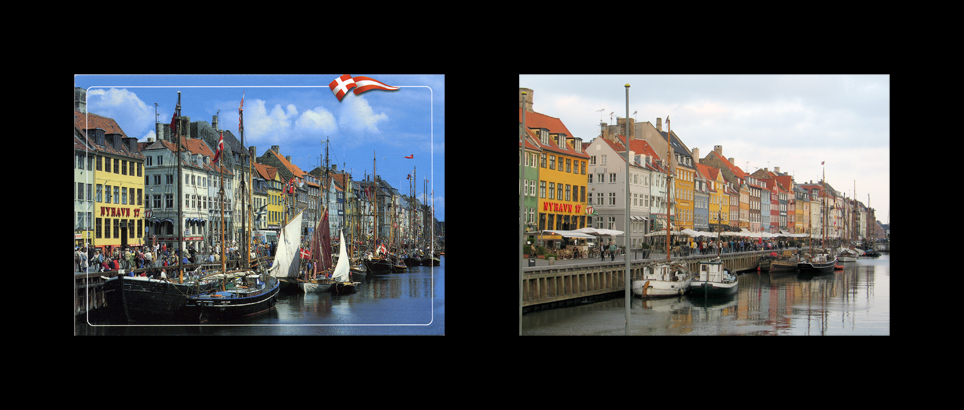 100. Nyhavn, 2006, Digital c-print, Diptych(10.3x14.97cm each)