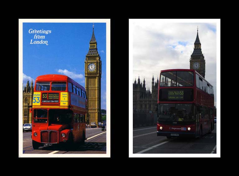 108. 53 Bus, 2004, Digital c-print, Diptych(18.8x25.5cm each)