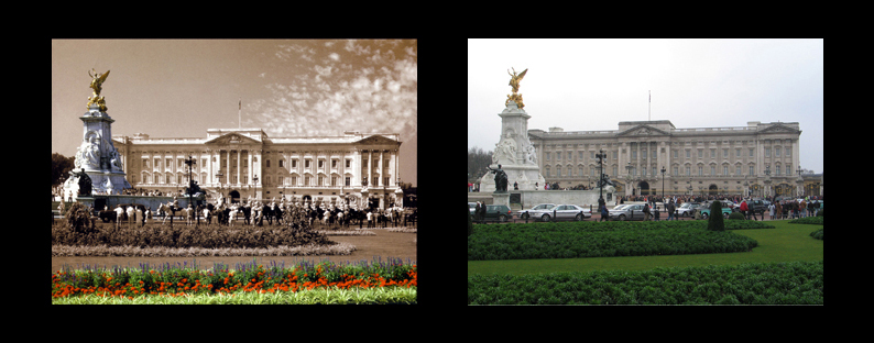 110. Buckingham Palace, 2005, Digital c-print, Diptych(16.5x22cm each)
