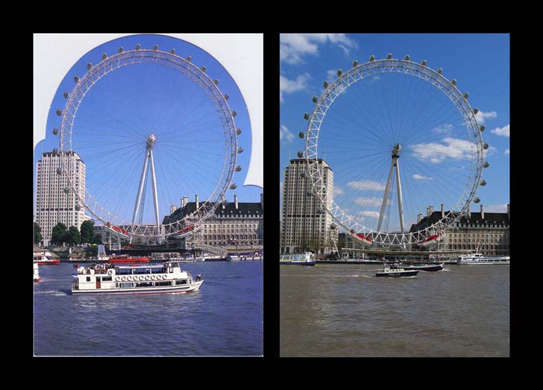 113. London Eye, 2005, Digital c-print, Diptych(19.5x14.8cm each)