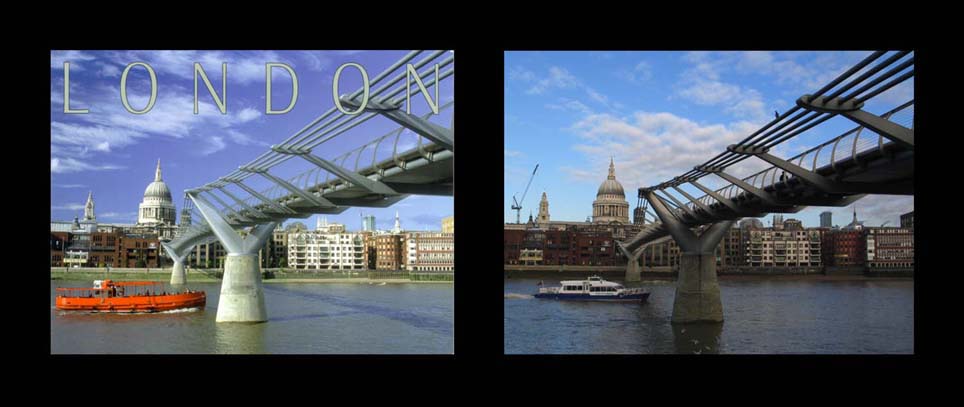 114. Millenium Bridge, 2004, Digital c-print, Diptych(17.02cmX12.01cm each)