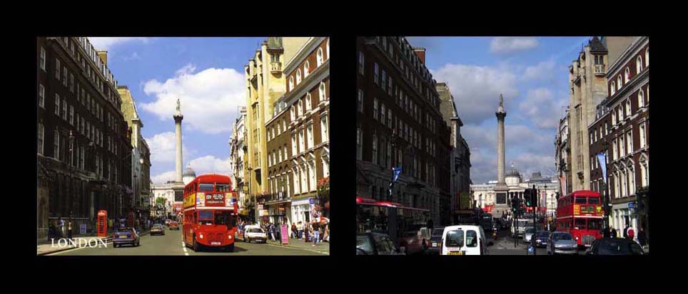 115. Nelson_s Column, 2004, Digital c-print,  Diptych(10.5x15cm each)