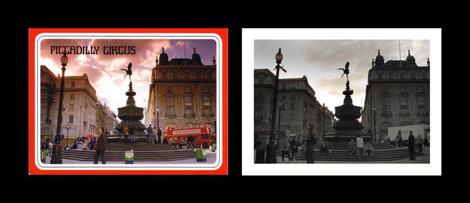 117. Piccadilly Circus, 2005, Digital c-print, Diptych(13.96cmX10.27cm each)