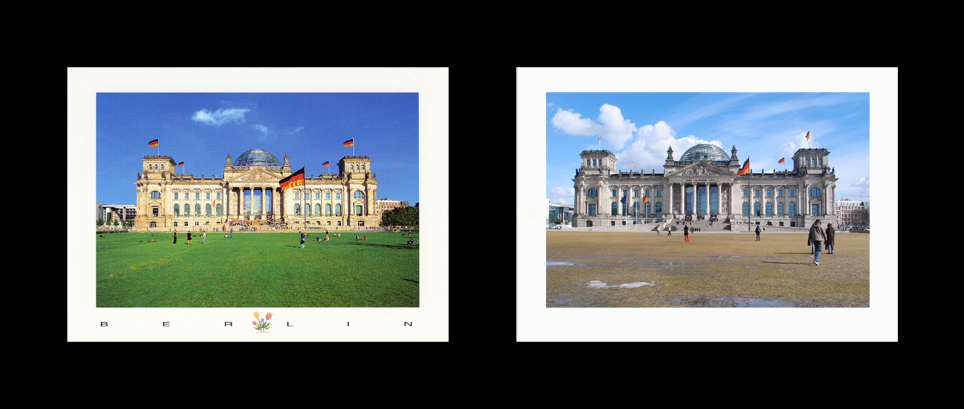 118. Reichstagbundestag I, 2006, Digital c-print, diptych(16.97cmX12.25cm each)