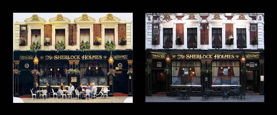 121. Sherlock Holmes, Digital c-print, Diptych(19.66cmX13.82cm each)