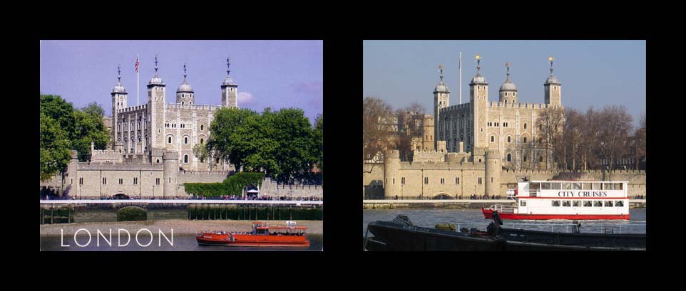 124. Tower of London, 2005, Digital c-print, Diptych(14.9cmX10.45cm each)