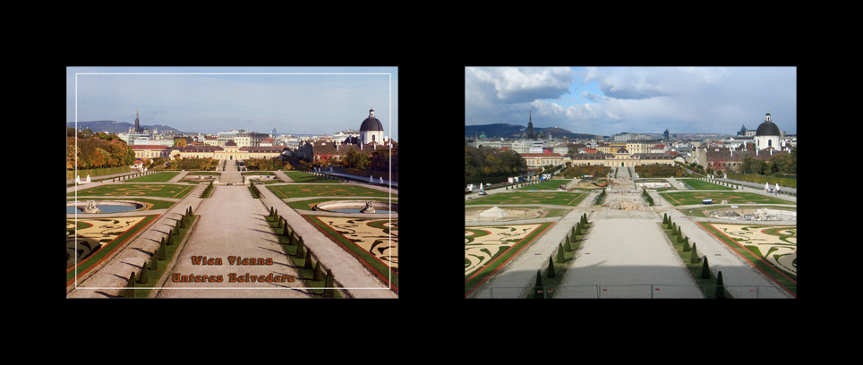 125. Unteres Belvedere, 2006, Digital c-print, Diptych(14.83cmX10.36cm each)