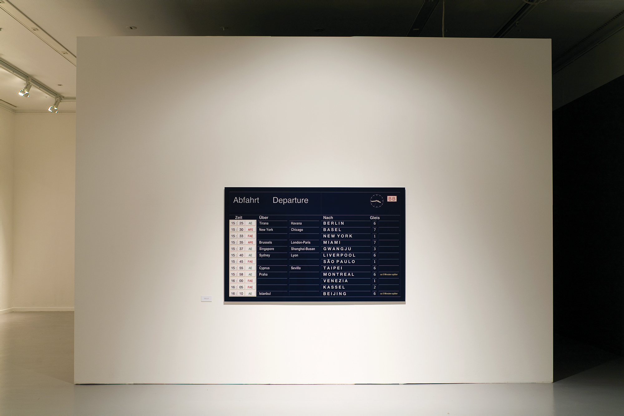 Yunho Kim the fifth travel Studio 2 Künstlerhaus Bethanien 19.01.2007 - 04.02.2007