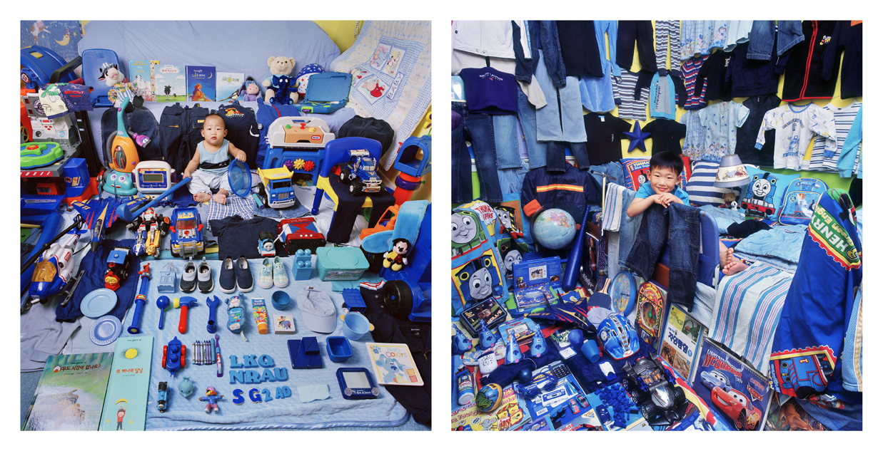 블루 프로젝트 - 예찬이와 예찬이의 파란색 물건들, 라이트 젯 프린트, 2006, 2009