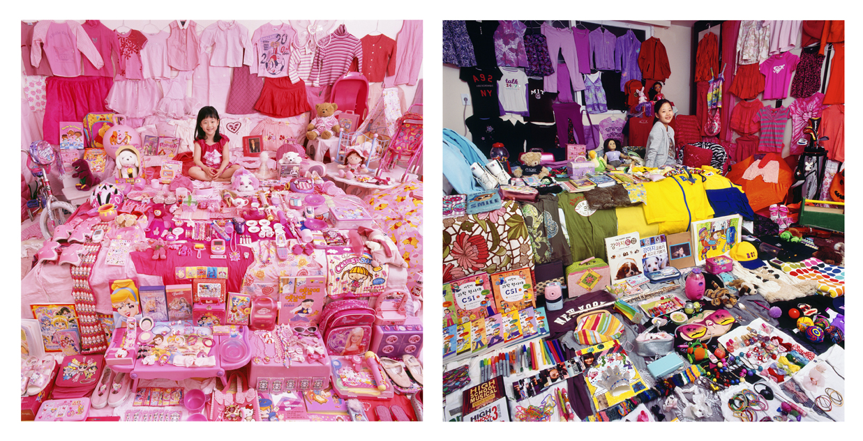 핑크 프로젝트 - 지우와 지우의 무지개색 물건들, 라이트 젯 프린트, 2011