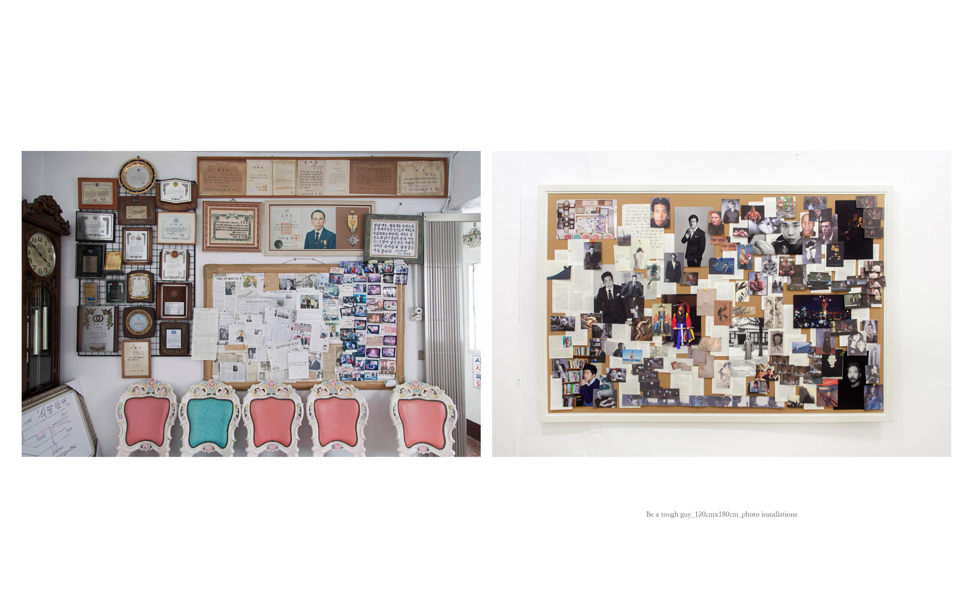 Be a tough guy_Photo(6) installation_120x180cm_2014