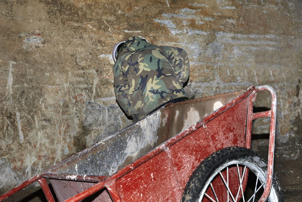 2. A red cart, pigment print, 33x49cm, 2015