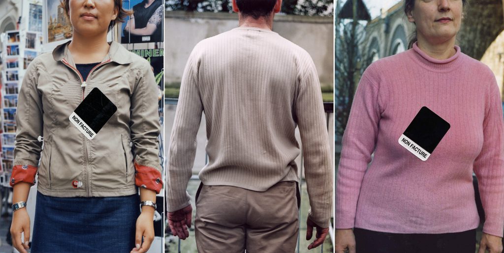 불확실한 증명사진 I_Uncertain identity photo I, inkjet print, 160x 300cm, 2003