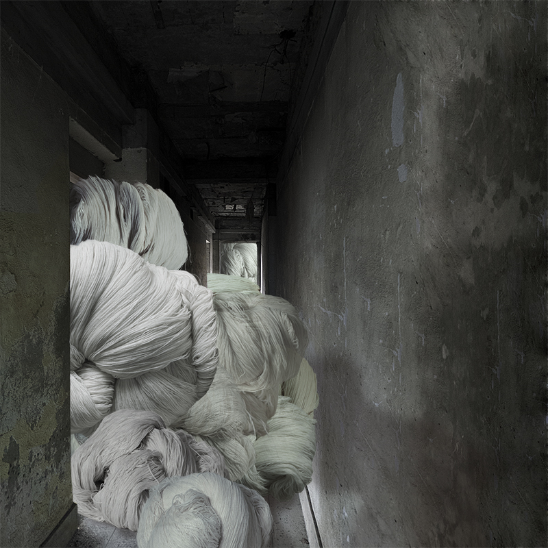 Fil blanc n. 18, Inkjet print, 70x70cm, 2016