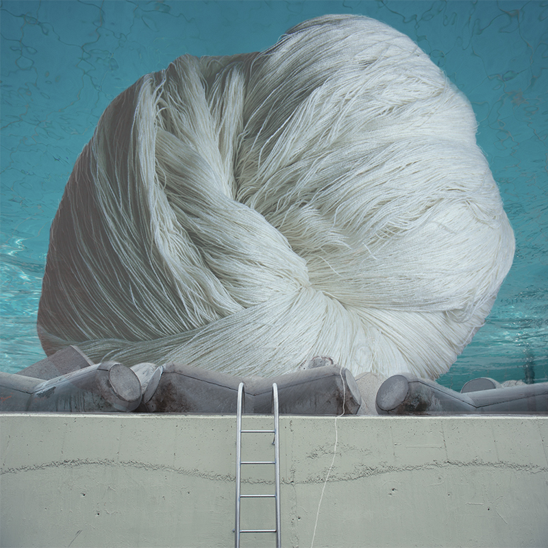 Fil blanc n. 33, Inkjet print, 70x70cm, 2015