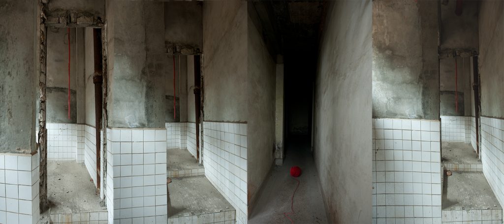 Fil rouge n. 7, Inkjet print, 45x100cm, 2015