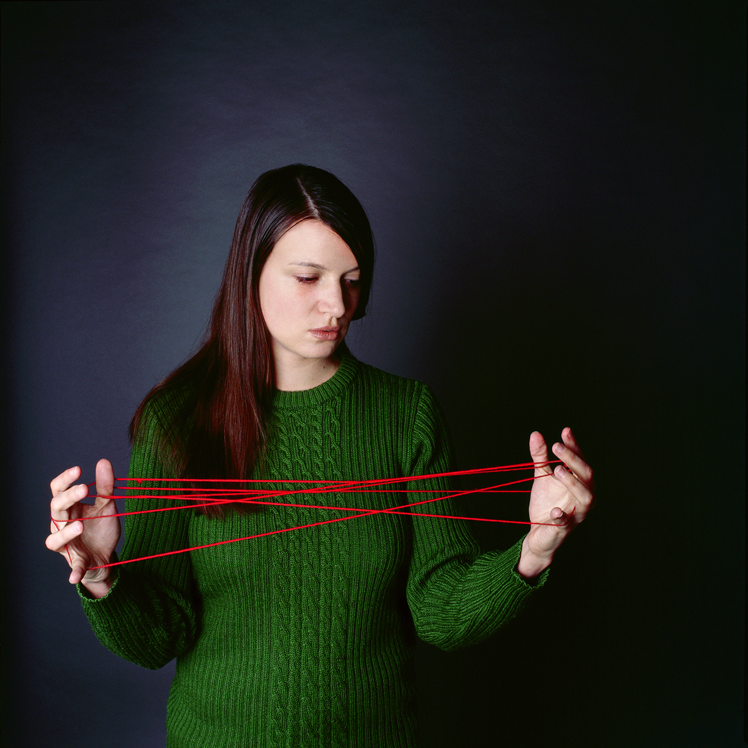 3. Red Thread, Digital C-Print, 100x100cm, 2009