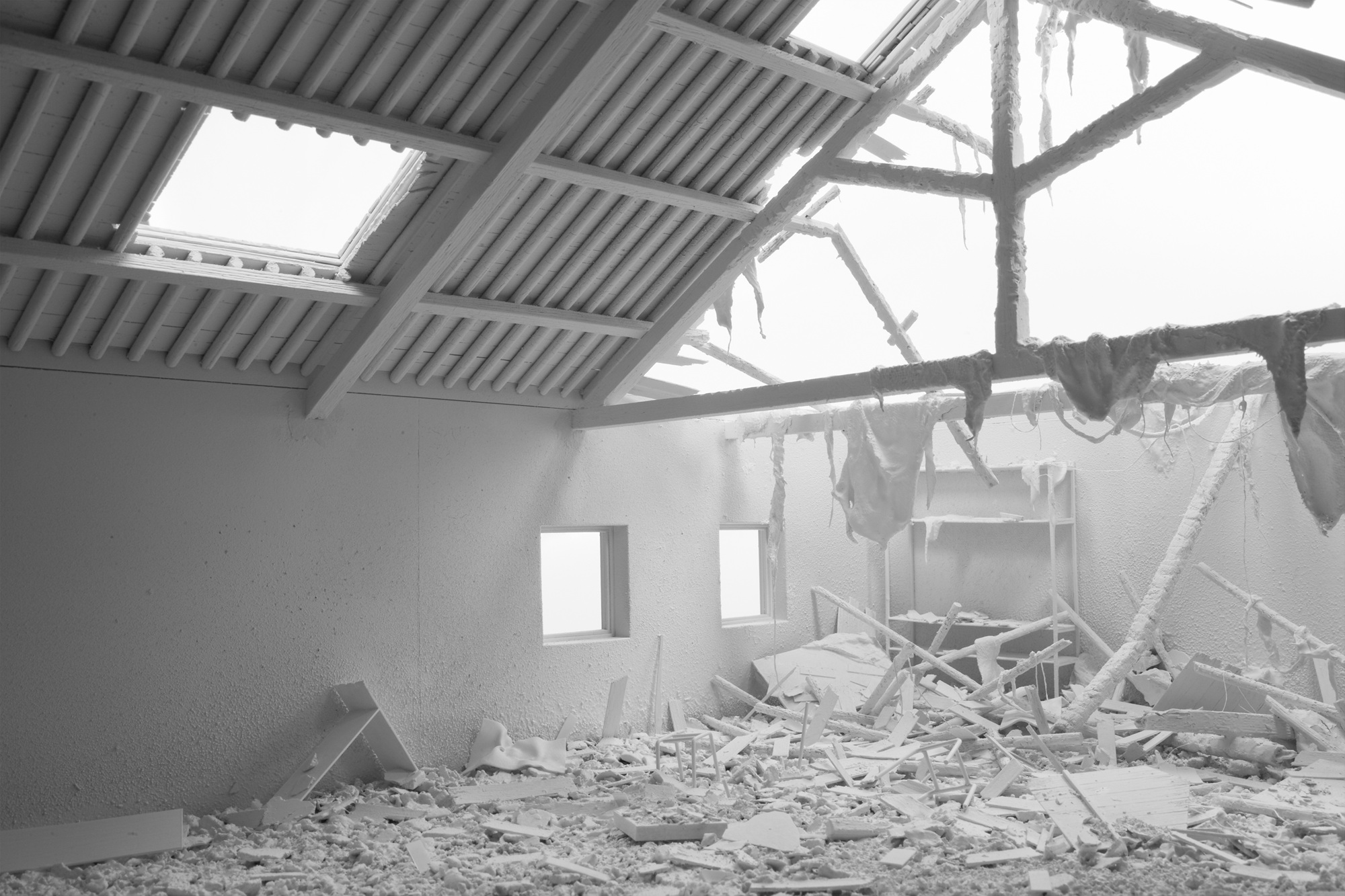 Italy Buddhist Monastery fire,Pigmentprint,Facemount,120x180,2009