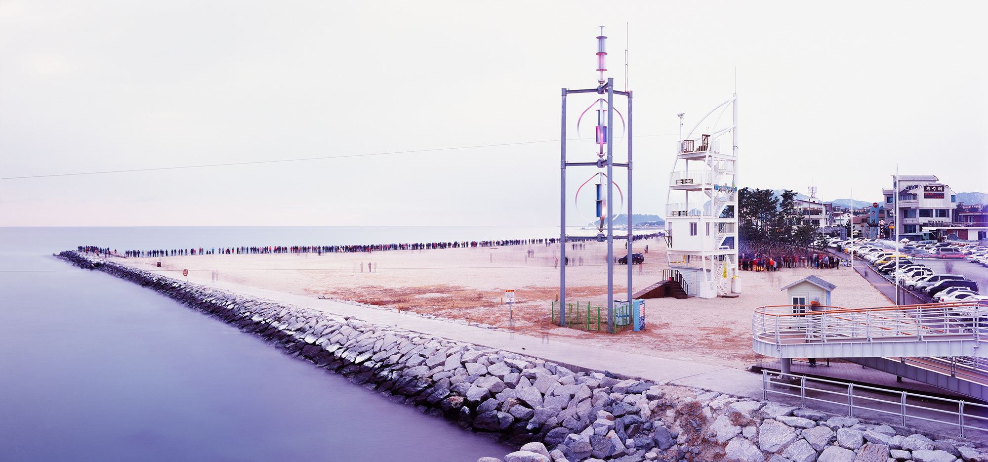 Overlapping things-Namhangjin, C-print, 100x237cm, 2012