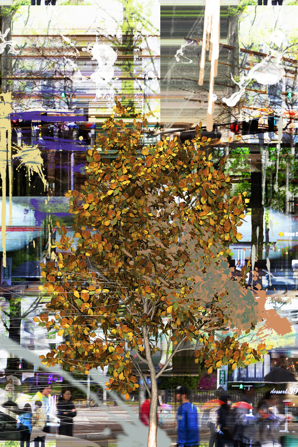 Complexe thread#10,pigment print,50.8x60.96cm,2015