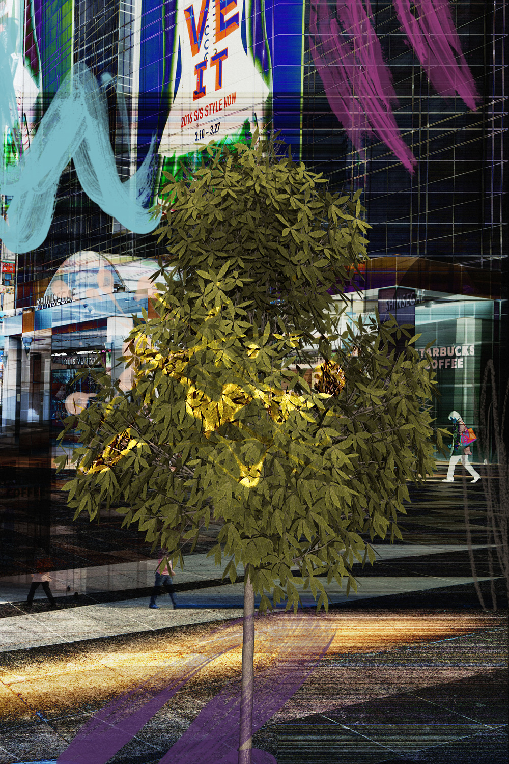 Complexe thread#1,pigment print,50.8x60.96cm,2015