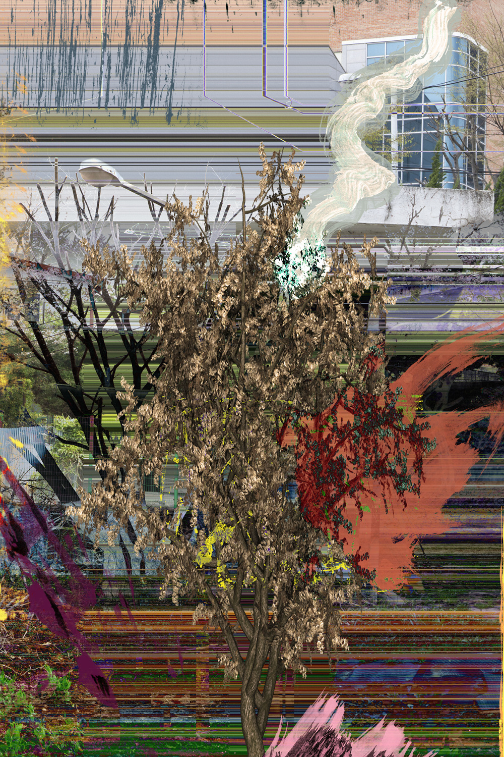 Complexe thread#3,pigment print,50.8x60.96cm,2015