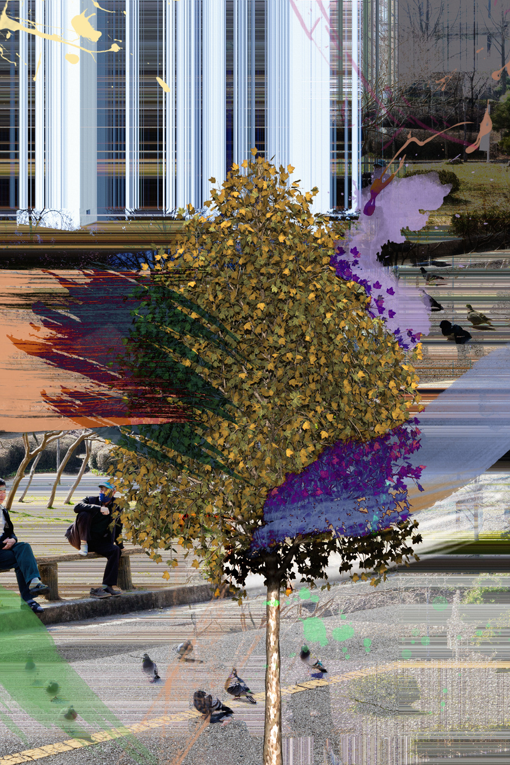 Complexe thread#5,pigment print,50.8x60.96cm,2015