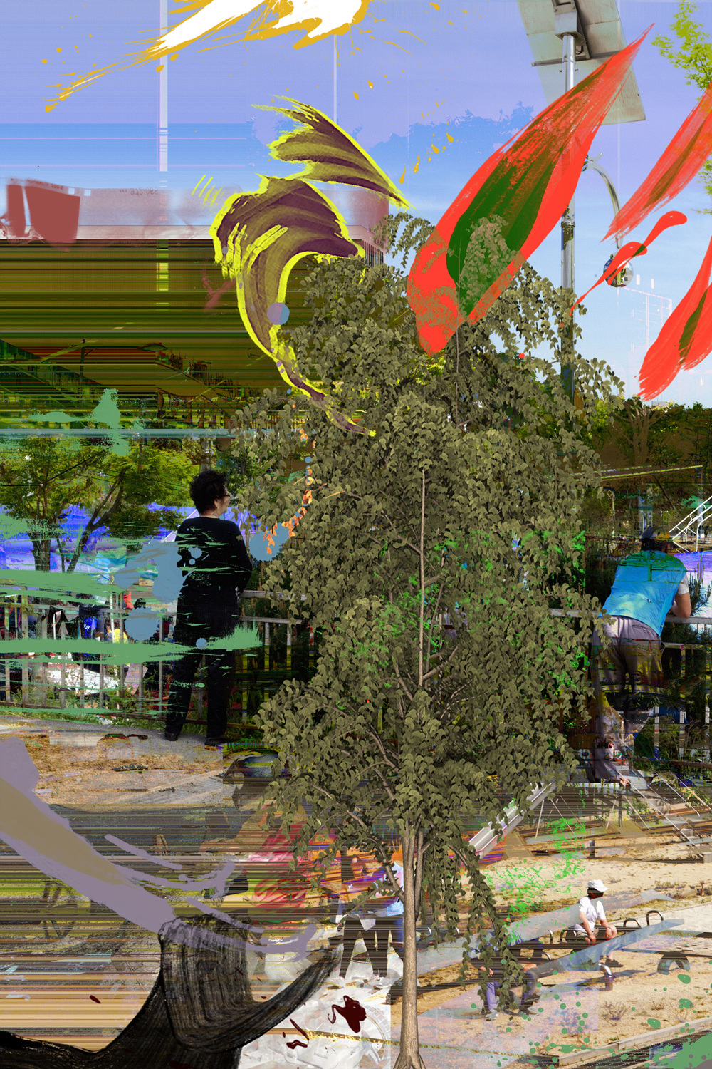 Complexe thread#6,pigment print,50.8x60.96cm,2015