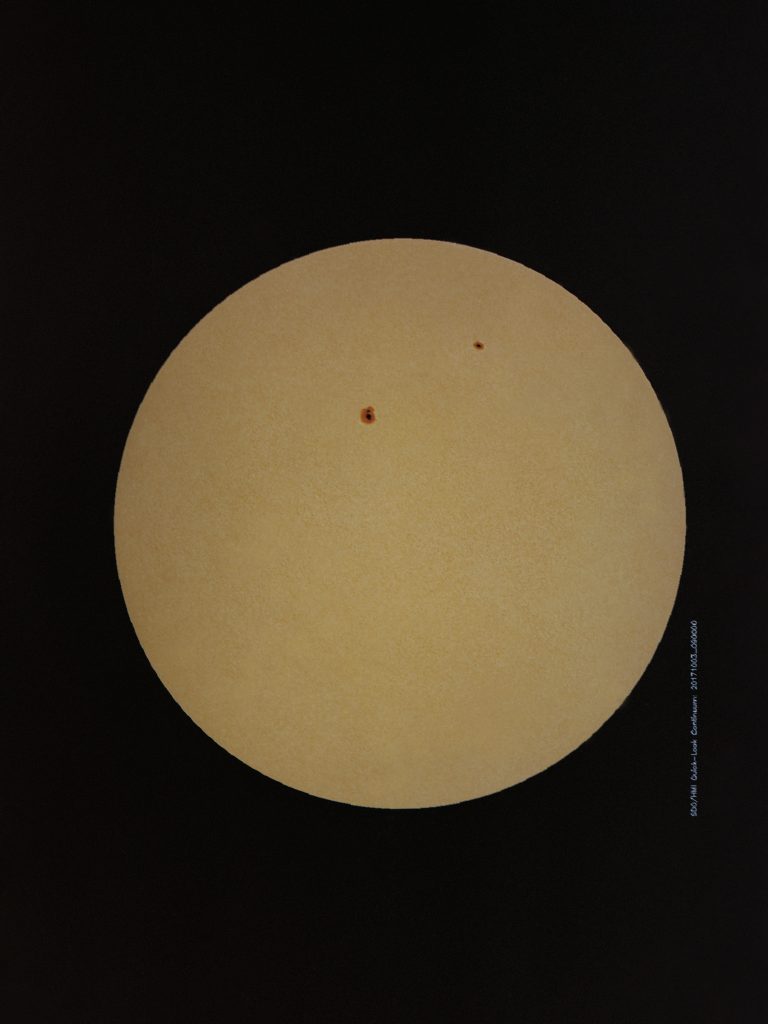 Sight-lag, Sunspot, 2017, Digital pigment print, 30x40cm