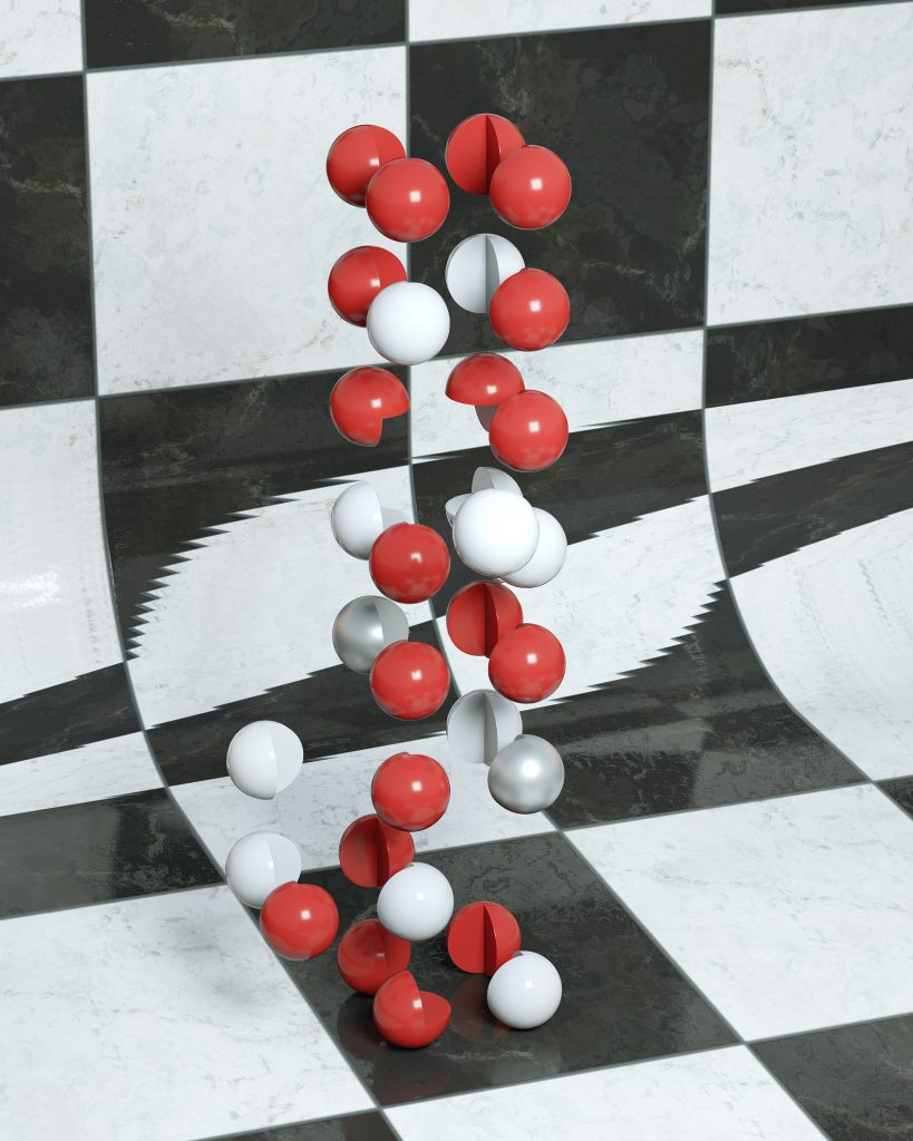 Hidden squares, Archival pigment print, 50x40cm, 2019