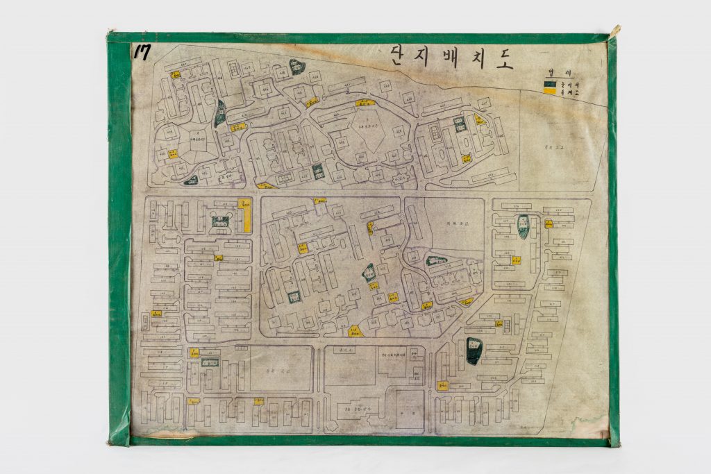 단지배치도, Pigment print, 60x90cm, 2018