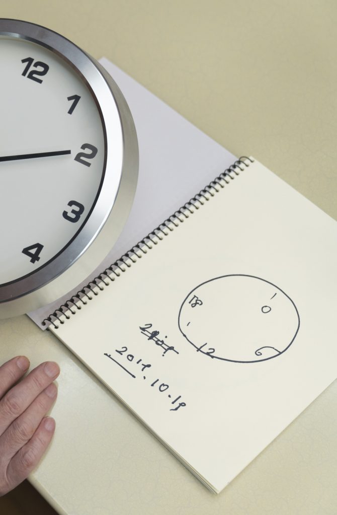 11시 10분 시계그리기