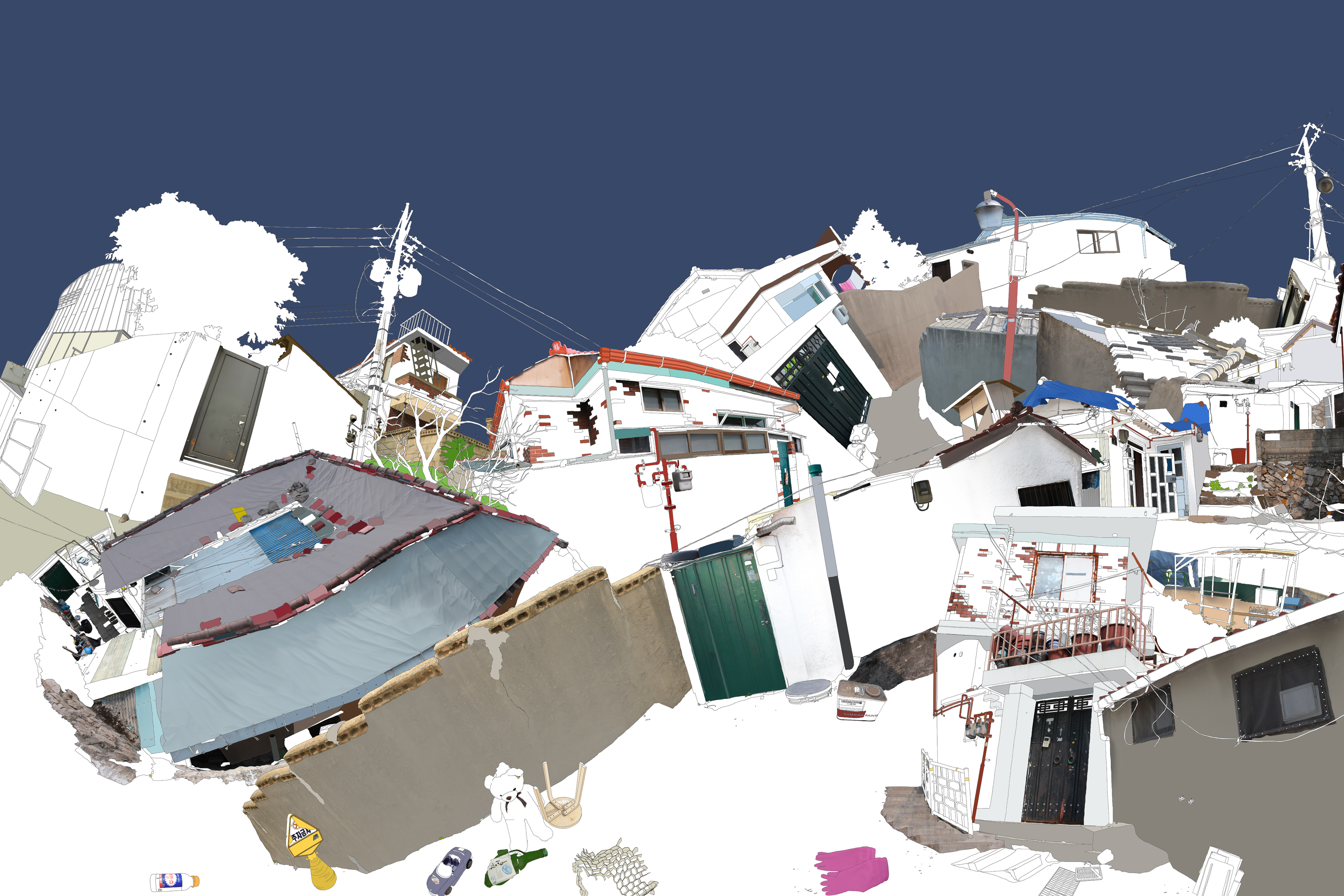 길을걷다_100X150cm_digital inkjet pigment print_2012