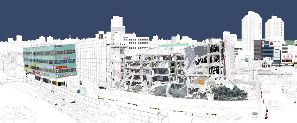 청량리_70X168cm_digital inkjet pigment print_2018