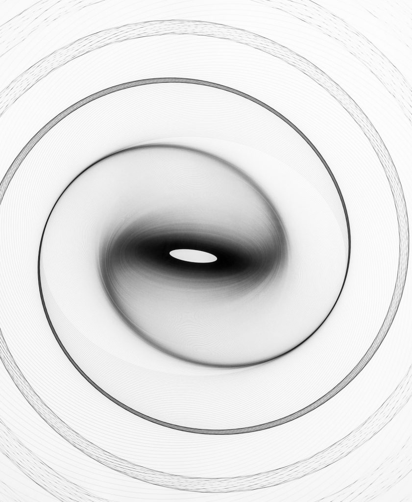 Test of Harmonograph, #16003-09_60X50cm_gelatin silver print.selenium toned_2016