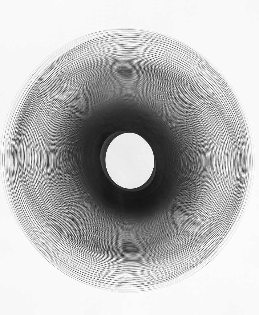 Test of Harmonograph, #16005-02_60X50cm_gelatin silver print.selenium toned_2016