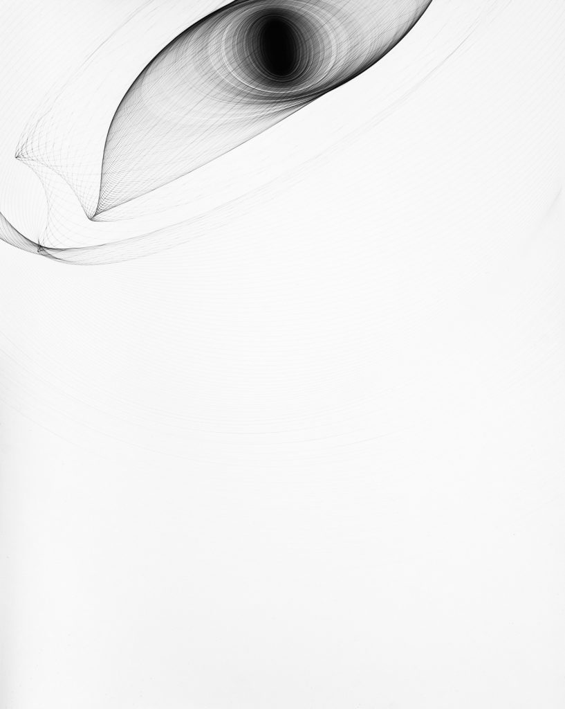 Test of Harmonograph,#19201-09_50X40cm_gelatin silver print.selenium toned_2019